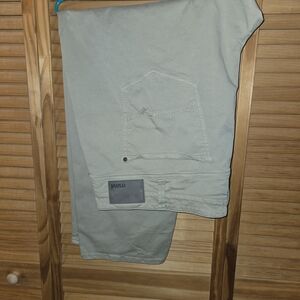 Mavi Relaxed Straight Leg Pants in Light Gray